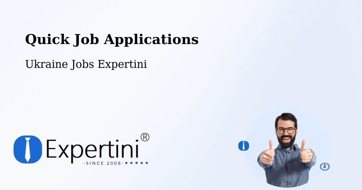 Quick Job Applications - Ukraine Jobs Expertini